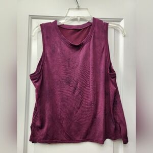 Women's Purple Sleeveless Top